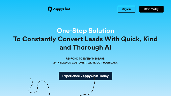 screenshot of ZappyChat