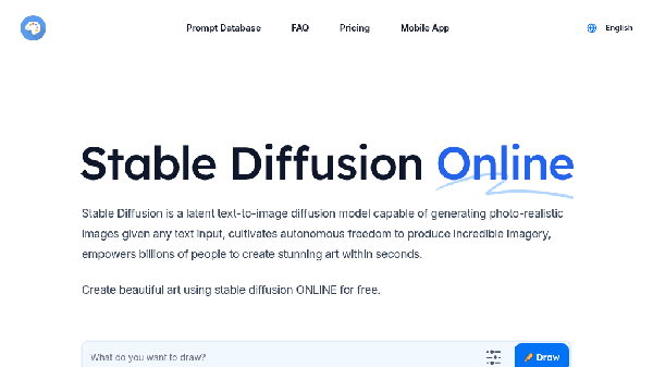 screenshot of Stable Diffusion Web