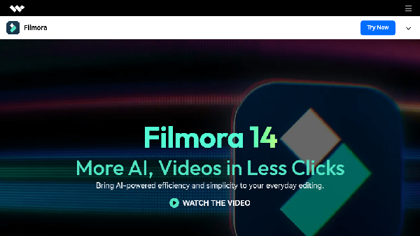 screenshot of Wondershare Filmora