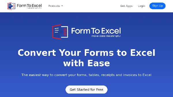 screenshot of FormToExcel