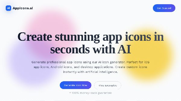 screenshot of Appicons.ai