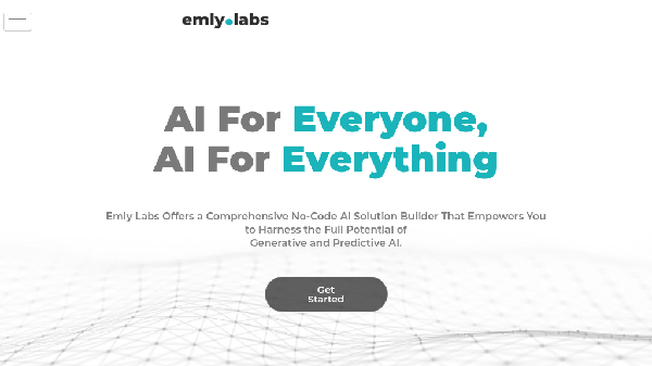 screenshot of Emly Labs