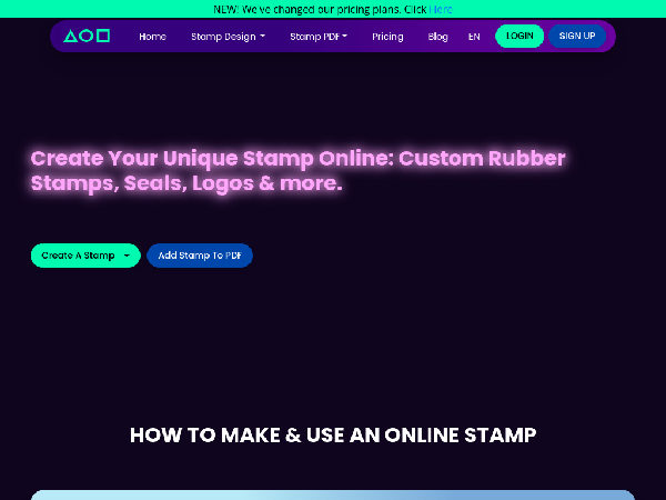 screenshot of StampJam