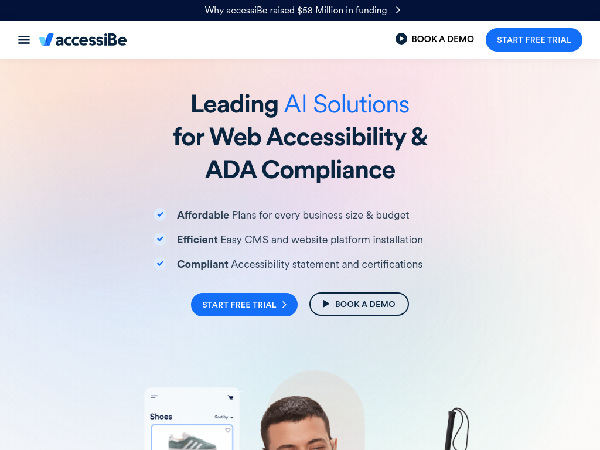 screenshot of AccessiBe