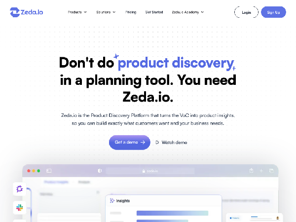 screenshot of ZedaIo