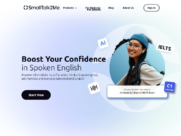 screenshot of SmallTalk2Me