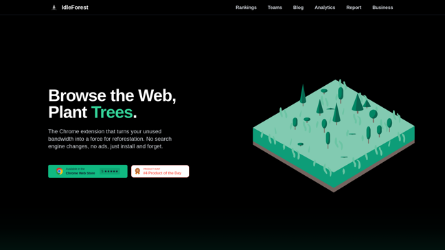 screenshot of IdleForest
