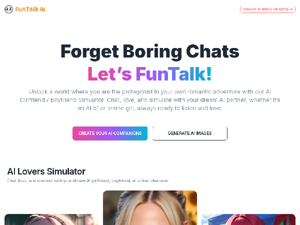 screenshot of FunTalk