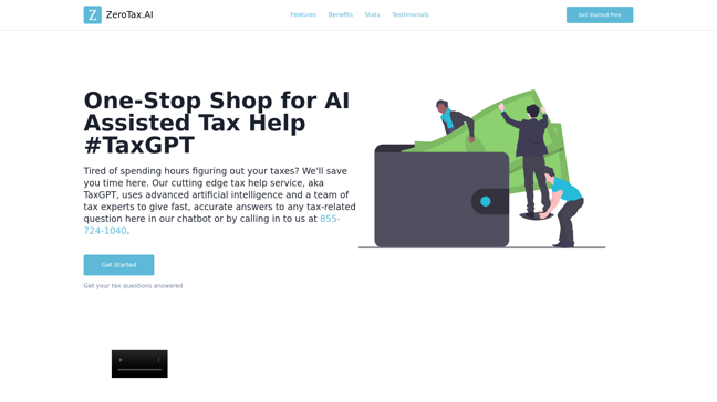 screenshot of ZeroTax.ai
