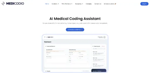 screenshot of MediCodio