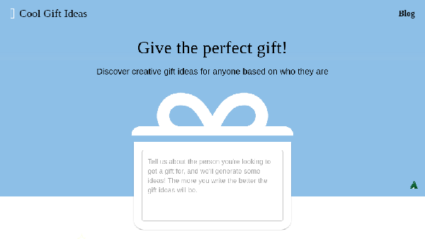 screenshot of Cool Gift Ideas