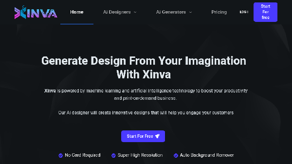 screenshot of Xinva AI