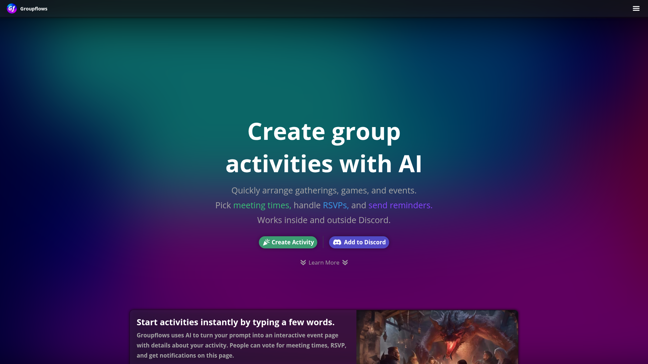 screenshot of Groupflows