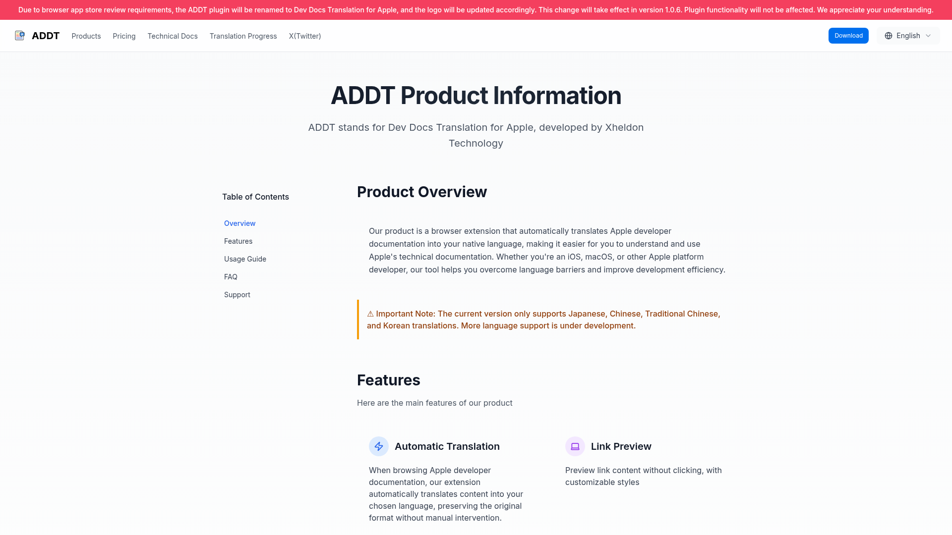 Product Overview