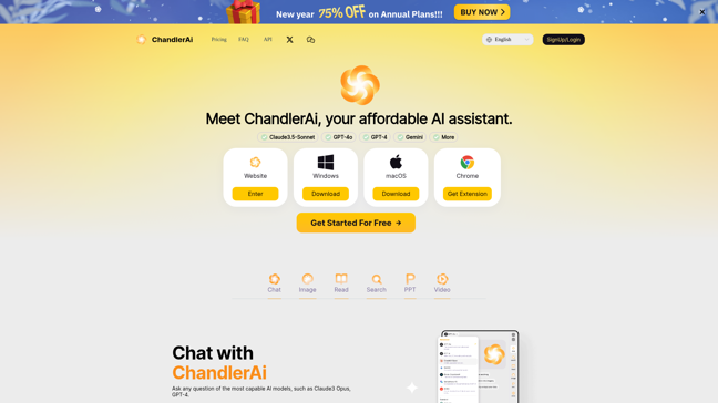 screenshot of ChandlerAi