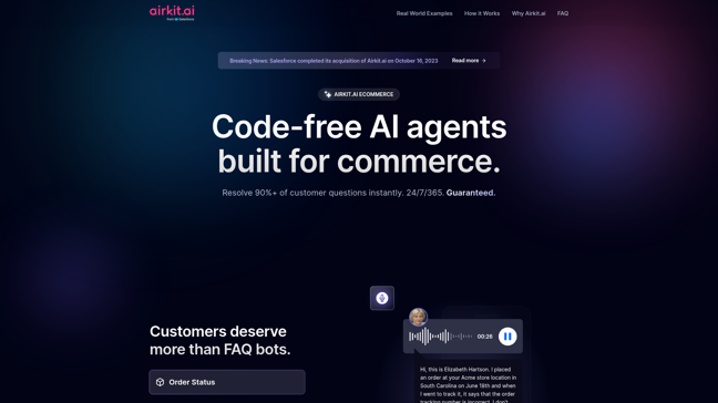 screenshot of Airkit.ai