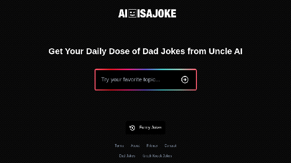 screenshot of Uncle A.I.