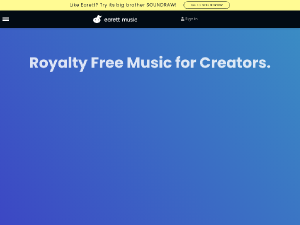 screenshot of EcrettMusic