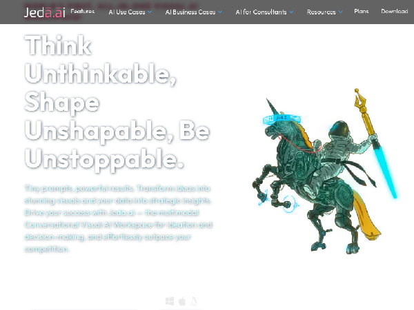 screenshot of Jeda Ai