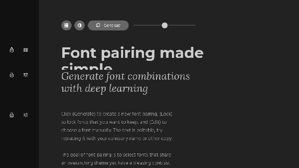 screenshot of Fontjoy