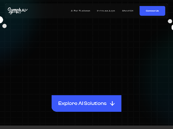 screenshot of Symph AI