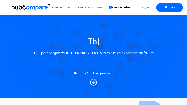 screenshot of PubCompare