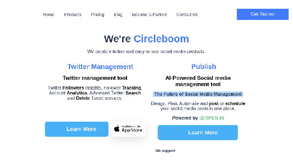 screenshot of Circleboom