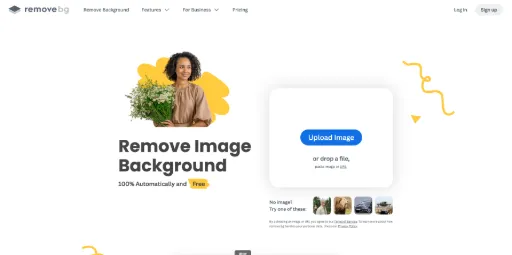 screenshot of Remove.bg