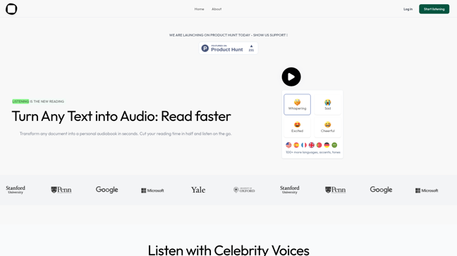 screenshot of Outtloud
