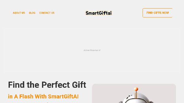 screenshot of SmartGiftAI