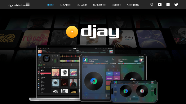 screenshot of Djay