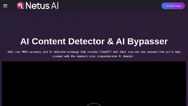 screenshot of Netus AI