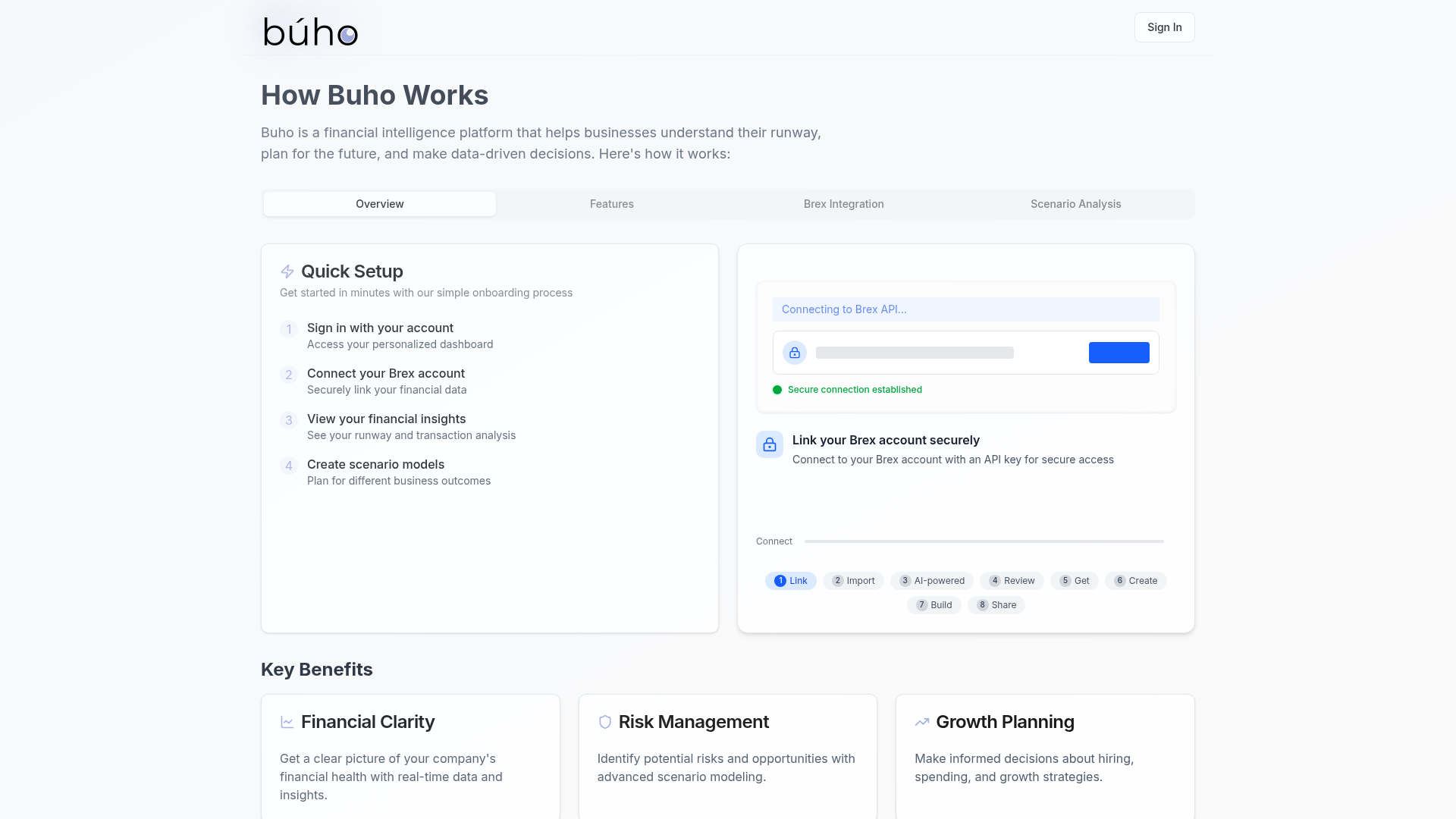 Buho workflow