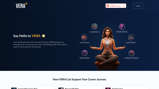 screenshot of Vera