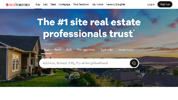 screenshot of Realtor.com