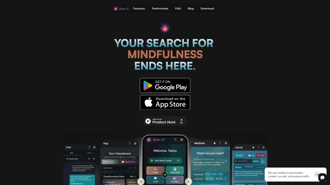 screenshot of Eiren AI