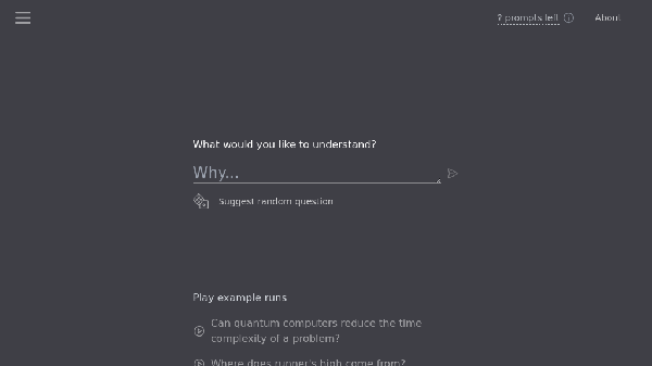 screenshot of Whybot