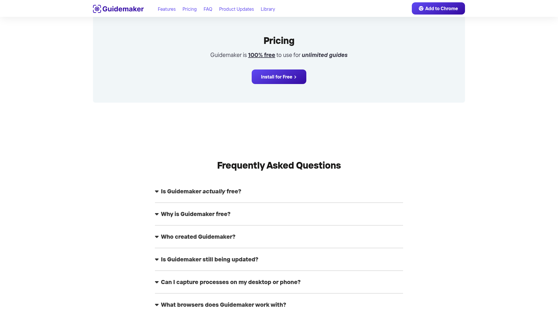 Guidemaker Pricing