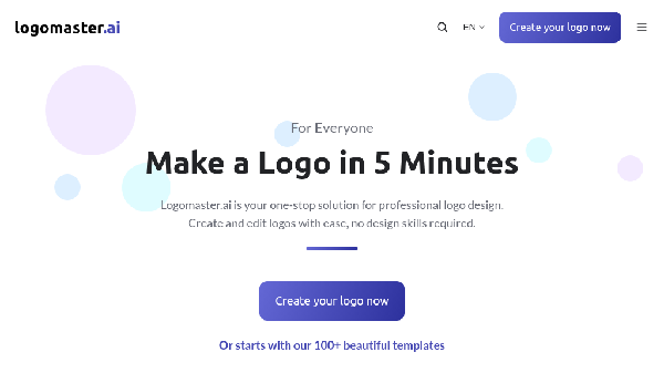 screenshot of Logomaster.ai