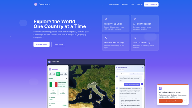 screenshot of GeoLearn