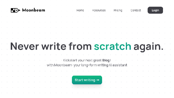 screenshot of Moonbeam