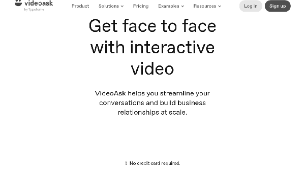 screenshot of VideoAsk