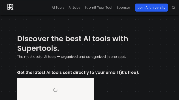 screenshot of Supertools