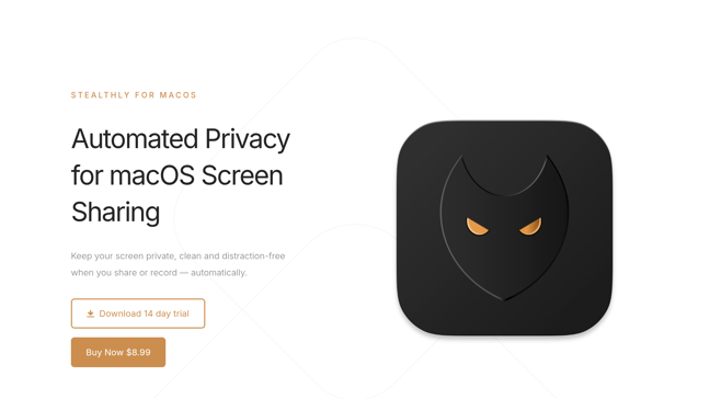 screenshot of Stealthly