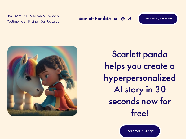 screenshot of Scarlett Panda