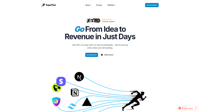 screenshot of SuperFast
