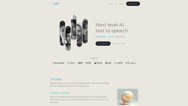 screenshot of Lmnt