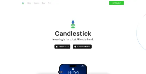 screenshot of Candlestick