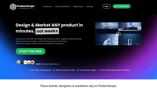 screenshot of ProductScope