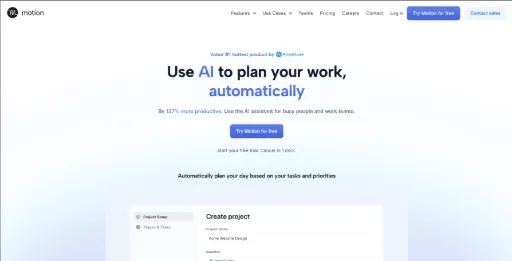 screenshot of UseMotion